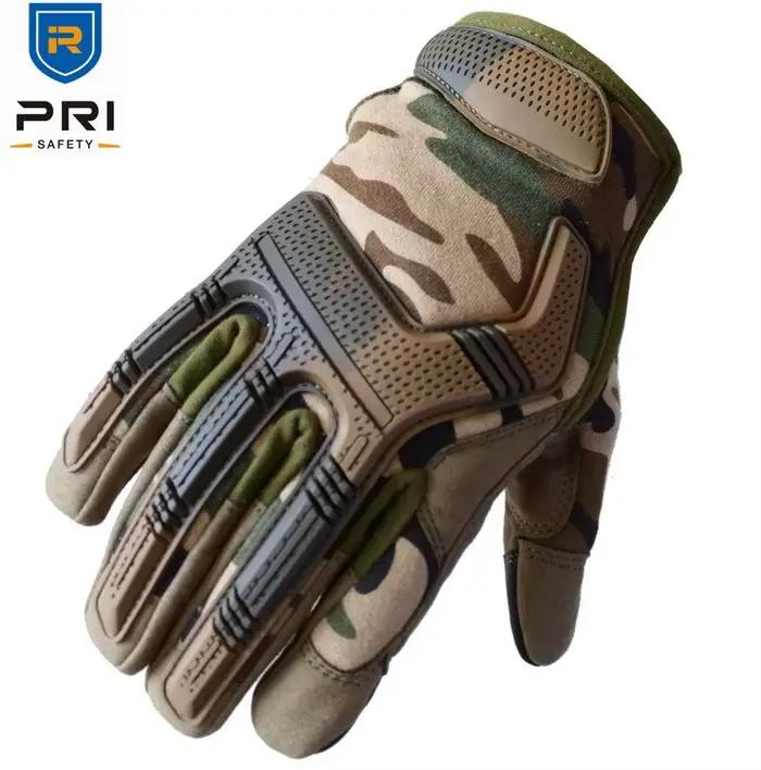 Gants tactiques PRI camouflage 90 jours fenêtre cuir protection mains pêche