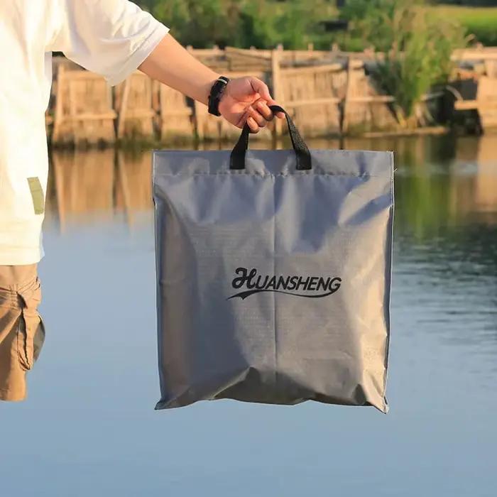 Seau pliable pêche EVA portable - Réservoir eau extérieur soin poissons stockage matériel pêche France