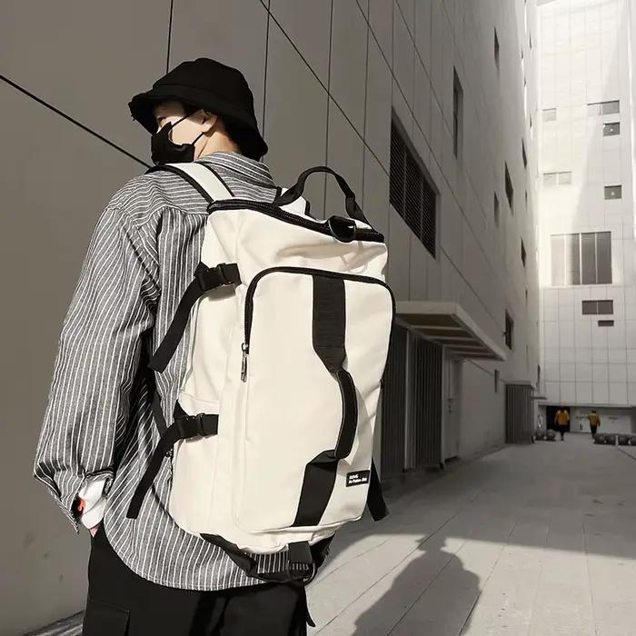 Grand sac de voyage étanche pour pêche homme - Duffle backpack sport multifonction pour expéditions extérieures