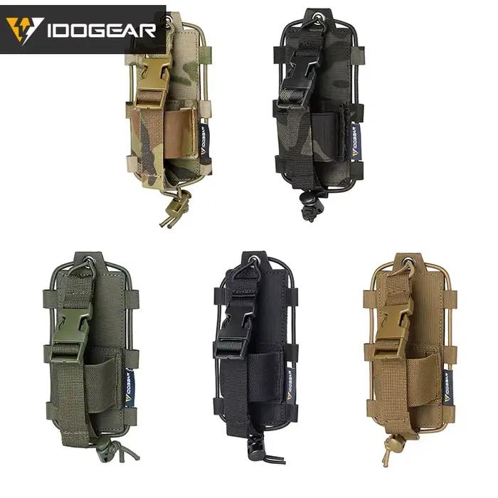 Pochette radio BAOFENG tactique pour hommes avec système MOLLE adapté à la pêche et aux activités extérieures
