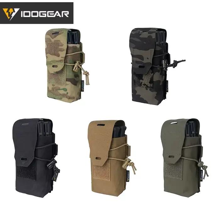 Poche Double Chargeur 5.56 MOLLE Tactique IdoGear pour Chasse et Plongée Sous-Marine Polyvalente en Nylon 500D