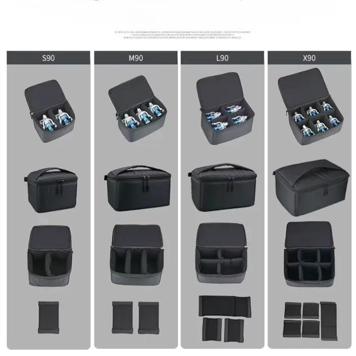 Étui de rangement pour moulinets pêche imperméable anti-chute 2/3/4/6 cases tissu oxford