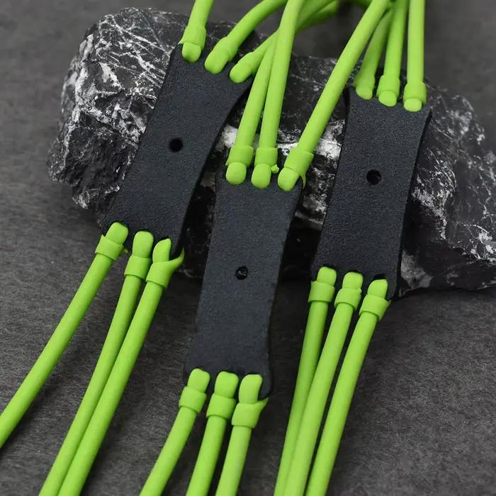 BANDE ELASTIQUE CAOUTCHOUC VERT TROIS BRINS PUISSANCE EXTRÊME POUR CHASSE PECHE SPORTIVE OCCASIONS SPECIALS