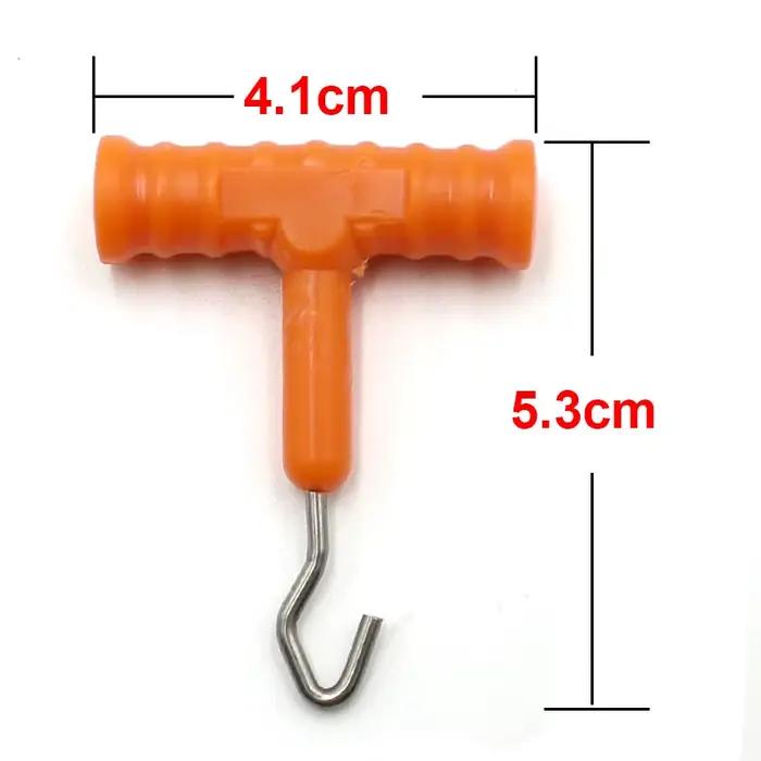 Outil nœud cheveu pêche carpe 2 pièces - Matériel montage hair rigs avec accessoires hameçons