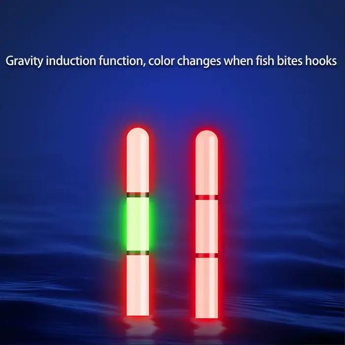 Nouveaux flotteurs pêche intelligents capteur gravité changement couleur LED haute luminosité accessoires