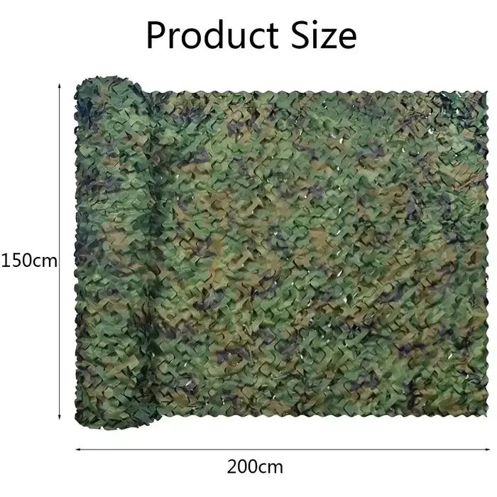 Filet camouflage rouleau grande taille pour pêche discrète, affût chasse et protection équipement