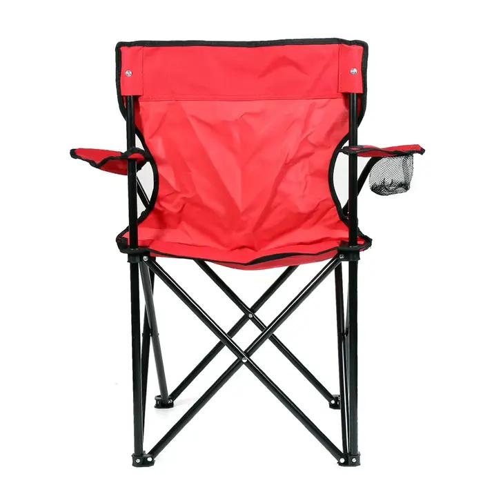 Chaise pliante camping pêche portable 130kg - Siège scène 50x50x80cm rouge bleu vert noir marine
