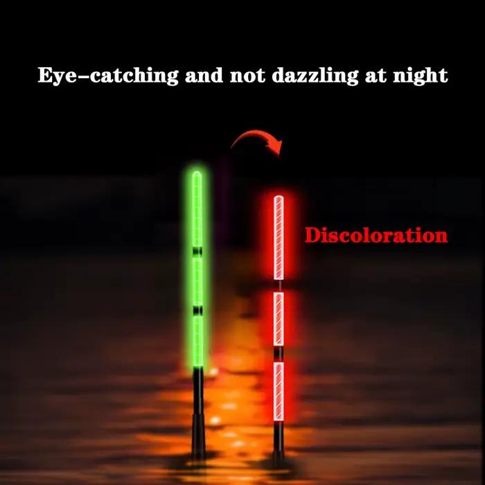 Nouveau flotteur de pêche électronique court avec LED lumineuse, détection de gravité et queue nuage attrayante
