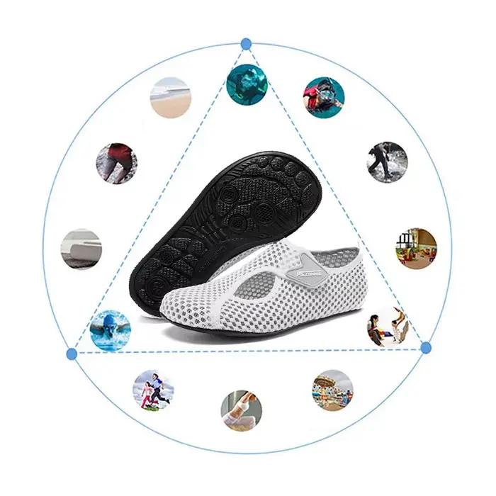 Chaussures aquatiques pêche unisex - Quick drying pour pêche en eau vive et plage