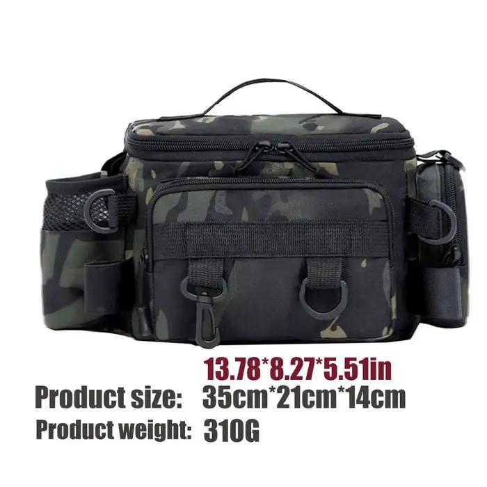 Sac à dos camouflage pêche homme avec multiples compartiments pour matériel de pêche mer et extérieur