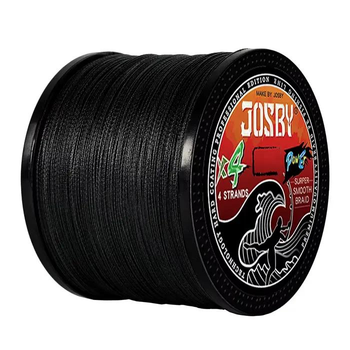 Ligne de pêche JOSBY japonaise 4 brins résistante à l'abrasion pour eau salée - 100M à 1000M