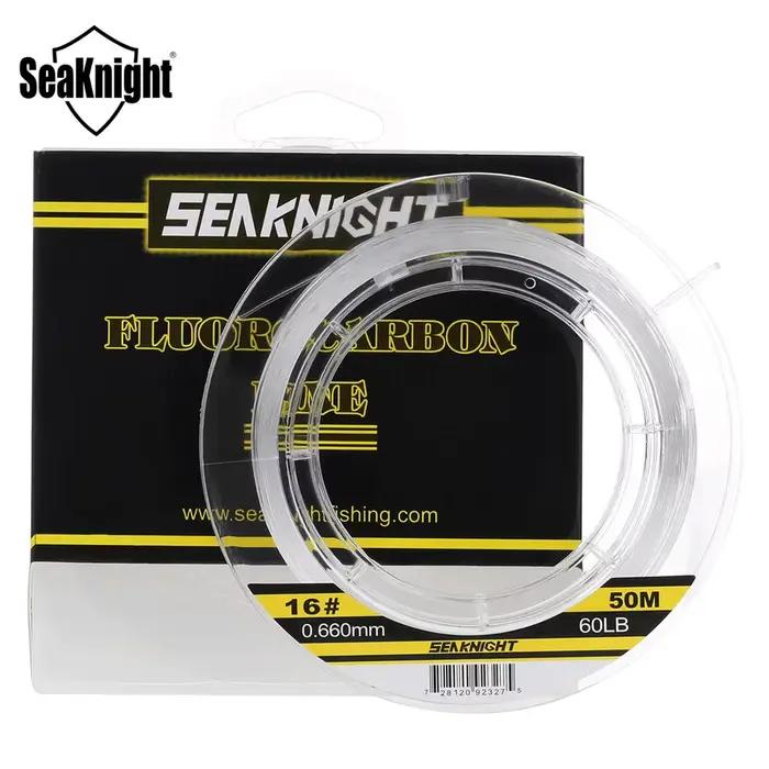 Fluorocarbone Seaknight 3 à 100LB Ligne de Pêche Carpe Rapide Immersion Leader Carboné 50M 100M