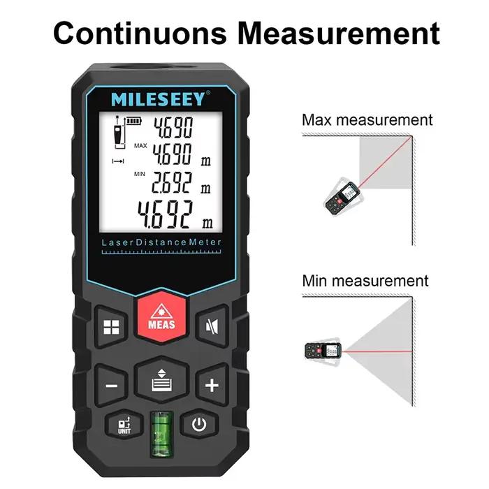Télémètre laser MILESEEY X5 haute précision 40M à 100M - Mesure fiable pour pêche de précision