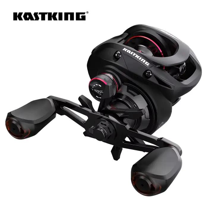 Moulinet casting KastKing Brutus avec frein magnétique 7.2:1, 5+1 roulements, 8KG de drag - Pêche sportive