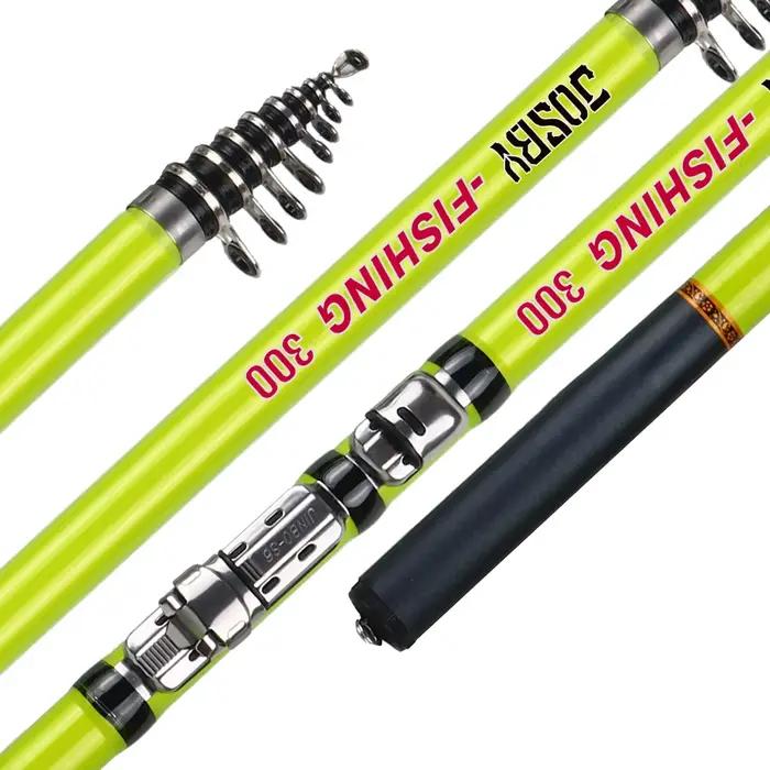 Canne télescopique Rock Fishing Carbone Portable pour pêche à la carpe et feeder en mer
