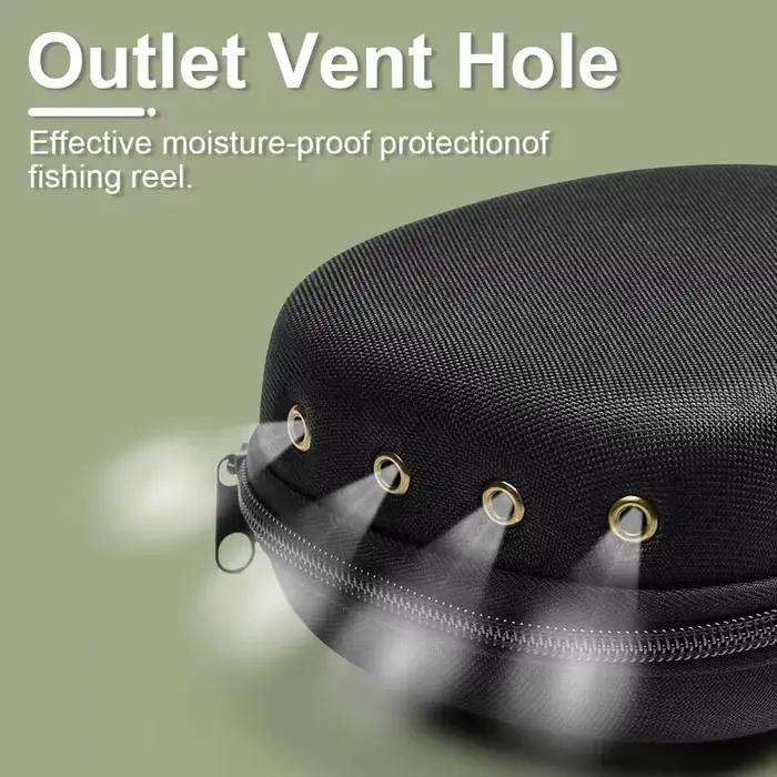 Étui portable EVA pour moulinet de pêche JSFUN - Housse de protection universelle pour moulinets spinning et casting