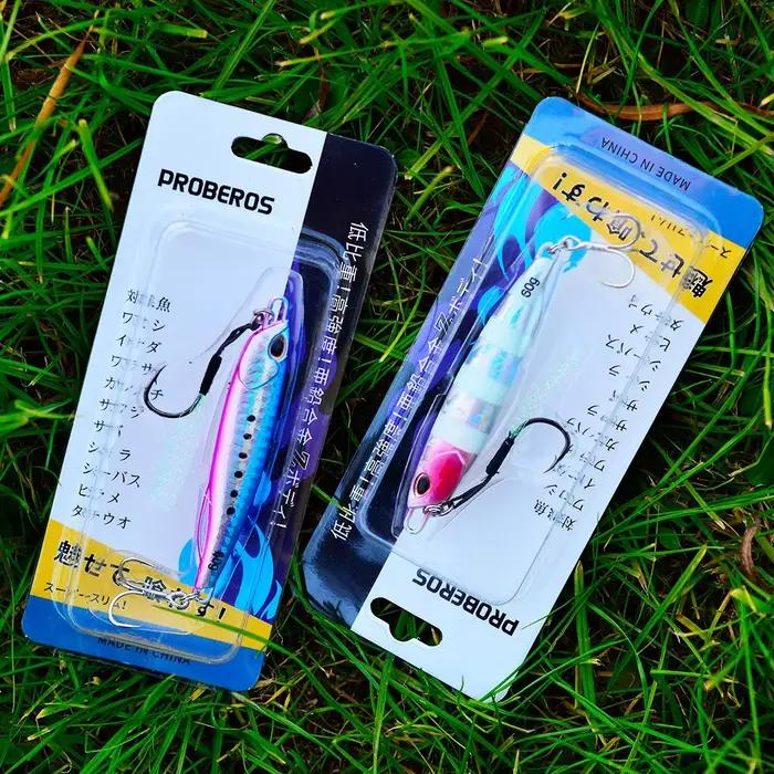 Jig Hot Metal 10g-60g - leurre métallique pour traîne et jigging - truite et bass en eau salée