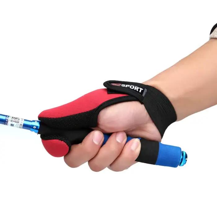 Gants de pêche 2 doigts protecteurs respirants anti-dérapants anti-coupures pour carpe et pêche extérieure