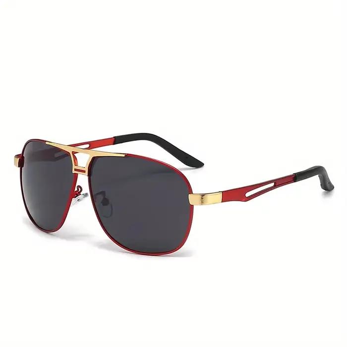Lunettes de pêche gradient homme grand format - Protection anti-reflets pilot UV400