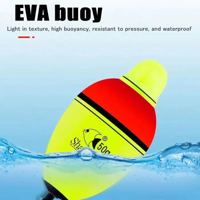 2 Flotteurs luminescents EVA pour pêche de nuit, 30 à 100g, idéaux pêche rocheuse et surf-casting