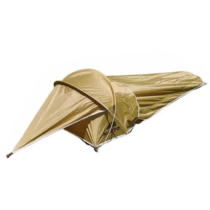Tente tunnel 1 personne ultralégère 210D Oxford imperméable pour randonnée pêche camping et activités de plein air