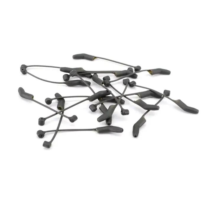 20 pièces manchons anti-emmêlement pour pêche à la carpe, montage D-rig et aligneur hameçons pour pop up boilies