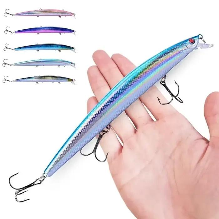 Leurre de pêche minnow 18cm 24g crankbait dur leurre artificiel poisson nageur pour mer et eau salée