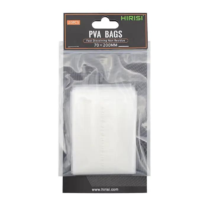 Sachets PVA solubles 20 pièces pour bouillettes carpe - accessoires pêche écologique à dissolution rapide