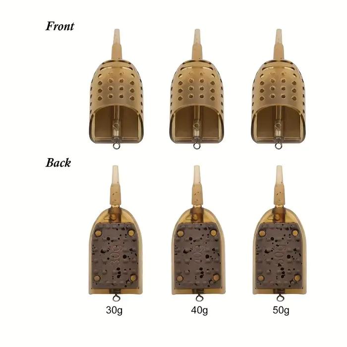 Amorçoir pellet feeder inline pour la pêche de la carpe et des gros poissons, modèles 30g,