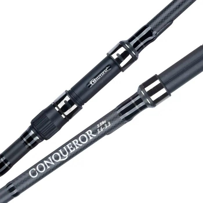 Canne à carpe BIUTIFU 2Tips 3.5lb 7 sections carbone 30t pour pêche du bord casting 60-150m