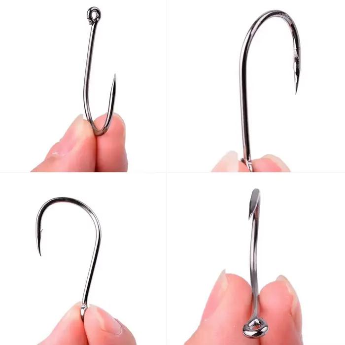 20 à 50 hameçons circle pour carpe taille 2-22# - Œillet anneau qualité japonaise pour pêche précise