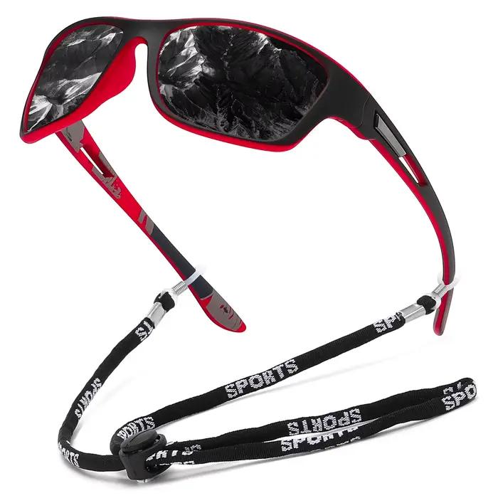 Lunettes pêche polarisées UV400 pour hommes et femmes - Verres teintés conduite randonnée