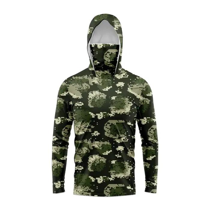 T-shirt manches longues pêche homme protection UV - Vêtement technique fishing respirant et confortable