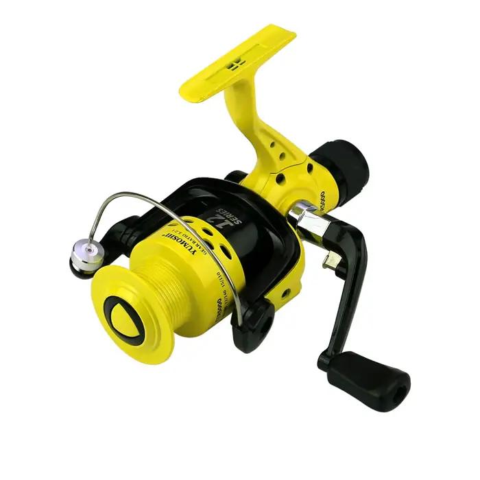 Moulinet pêche CTR2000-7000 12BB 5.5:1 avec bras pliant et frein arrière pour pêche sportive