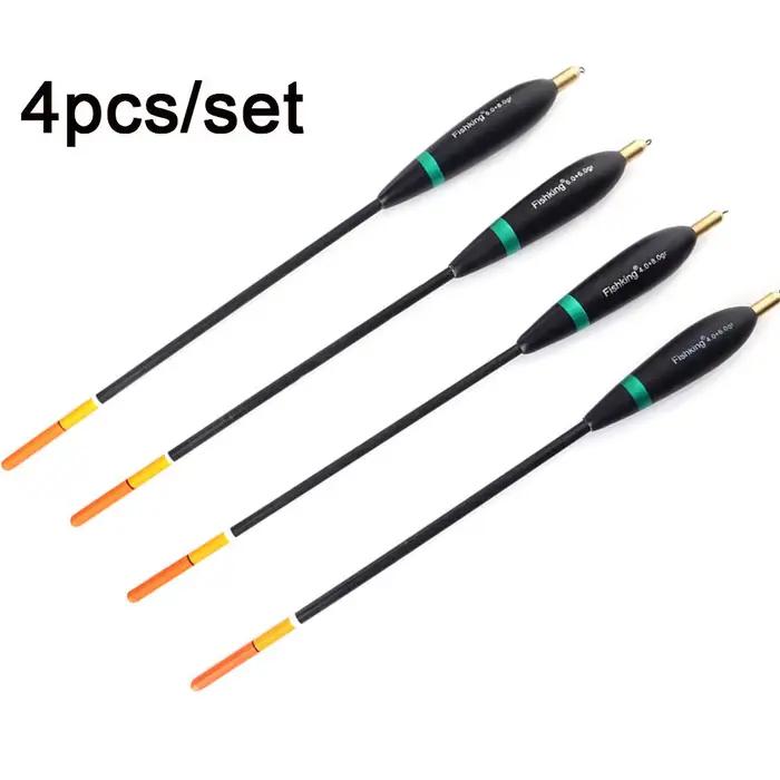 4 flotteurs en bois de paulownia pour carpe - poids queue 8-10g longueur 24-26cm pêche traditionnelle