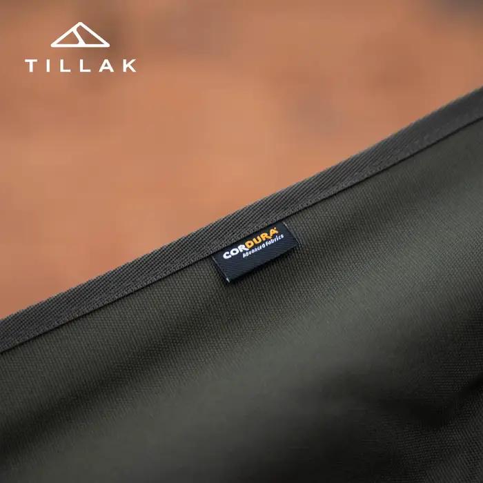 Fauteuil lune TILLAK haut dossier CORDURA - Tabouret pliant portable camping pêche randonnée vélo