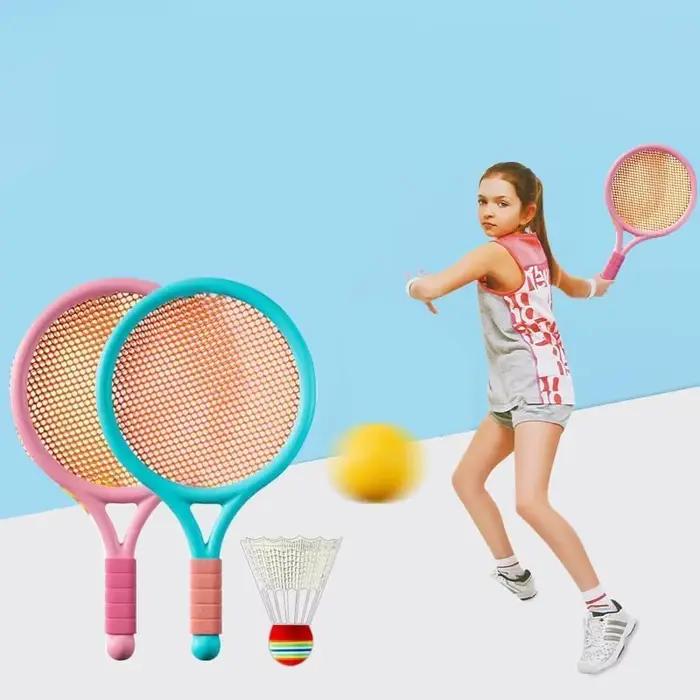 Raquettes badminton portables compétition matériaux durables prise longue durée grip confortable