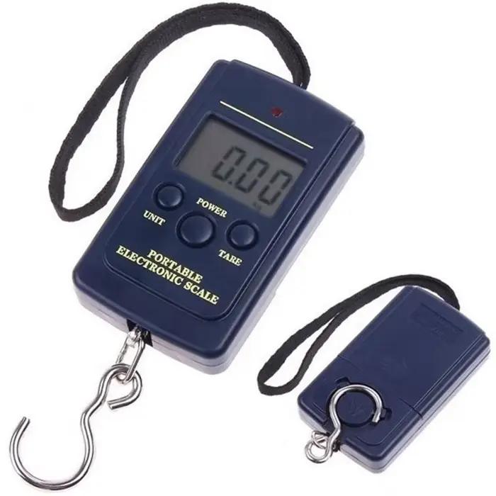 Mini balance digitale FLYSAND 40kg x 10g pour pêche et bagages - pèse-bagages électronique à crochet