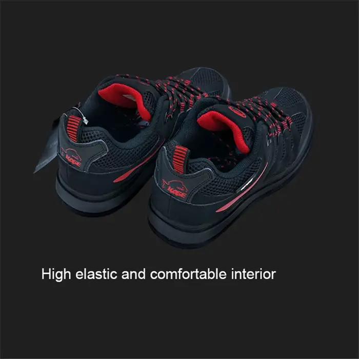 Chaussures de pêche à la mouche - Sneakers aquatiques avec semelle feutre cloutée antidérapante pour pêche en rivière