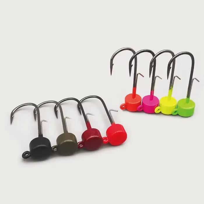 Tête plombée tungstène LUREHOLIC Ned Jig avec hameçon Mustad Norvège pour pêche longue distance