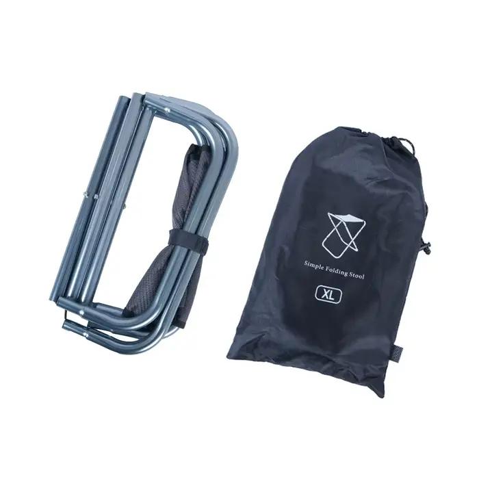 Tabouret aluminium ultra-léger pliant pêche camping - Siège compact randonnée voyage pique-nique
