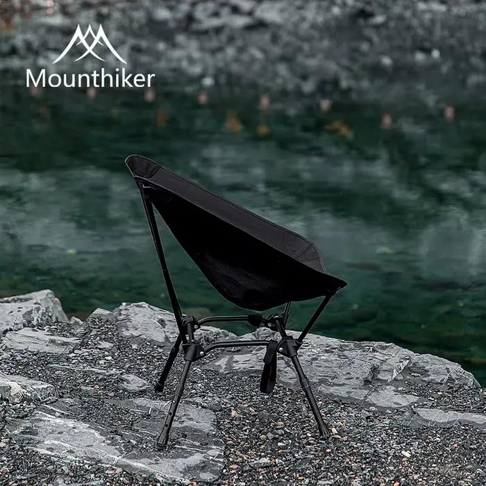 Chaise pliante détachable Mountainhiker 1.2kg - Fauteuil lune ultraléger pour pêche plage et rivière