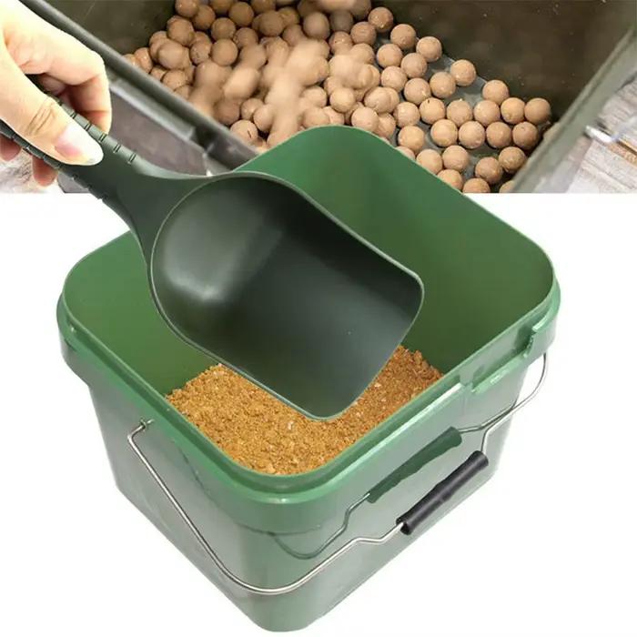 Scoop à appâts pour carpe bonito, cuillère de pêche pour lancer des particules et amorçage précis