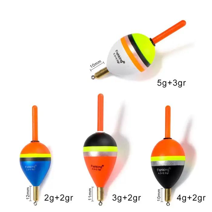 Flotteurs coulissants Bargouzine pêche en mer et carpe 2g 3g 4g 5g lot de 5 flotteurs NGB
