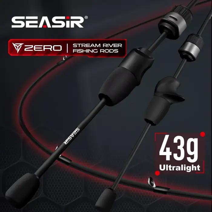 Canne ultralight Seasir Zero 43g 1.53m carbone BFS 1.5-6g rivière ruisseau 2 sections
