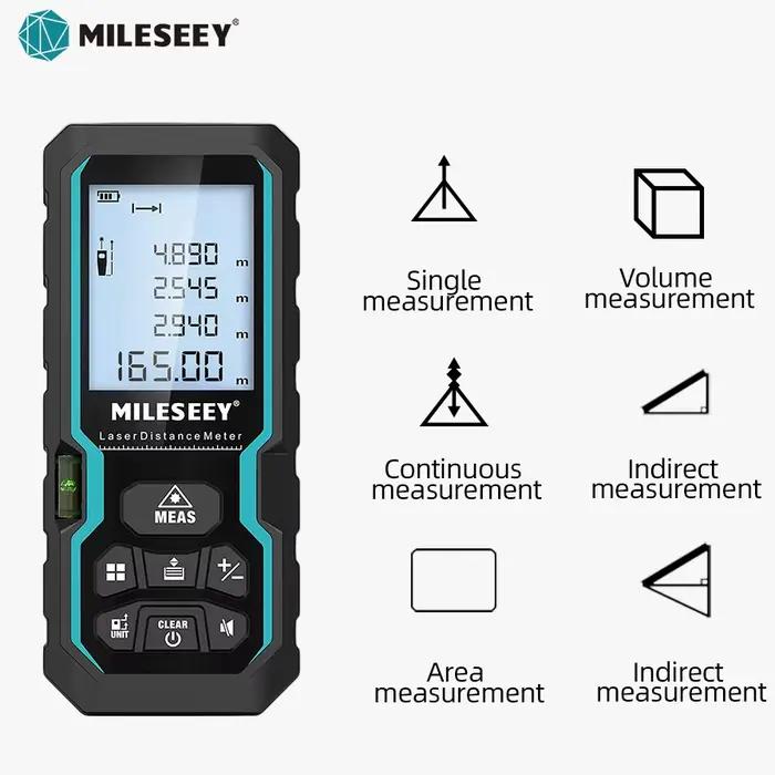 Promotion télémètre laser Mileseey S6 50M à 120M - Mesure précise pour pêche et chantiers