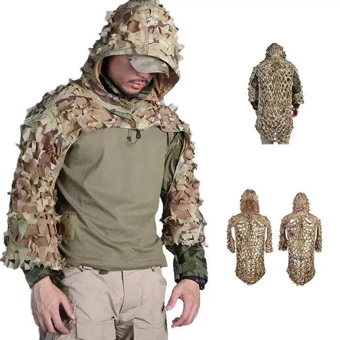 Combinaison Ghillie légère Emersongear camouflage discret pêche chasse secrète vêtement sniper