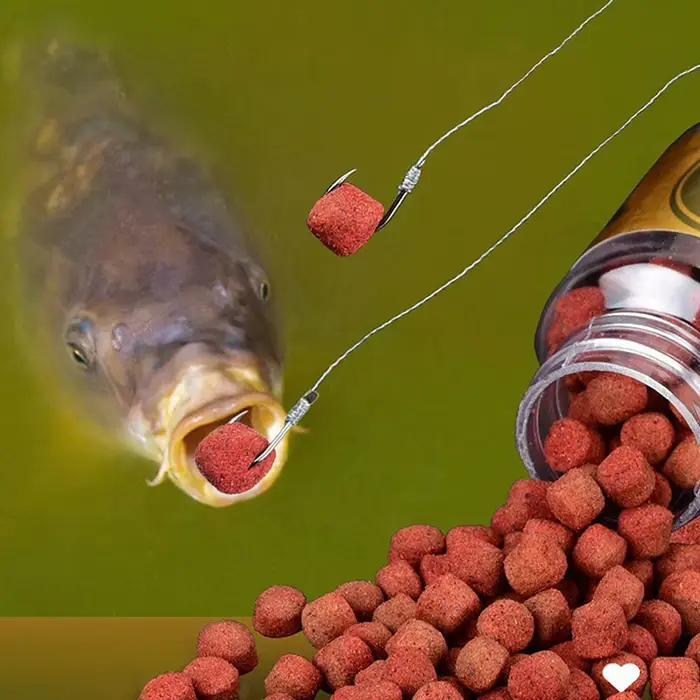 Appât Fish Bait Fort Attracteur pour Gardon Brème Carpe Tilapia Cyprin Doré Boules Particules