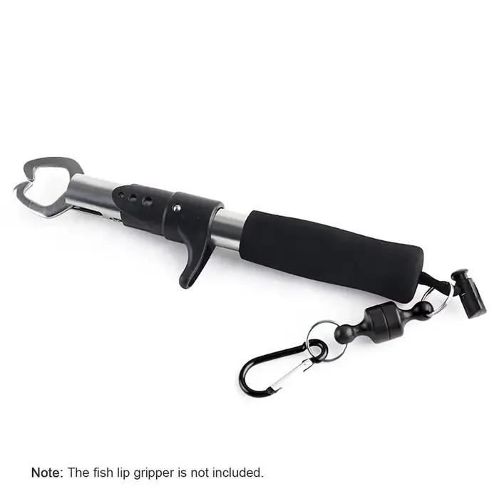 Mousqueton magnétique avec porte-clés pour pêche - Accessoire anti-chute pour matériel