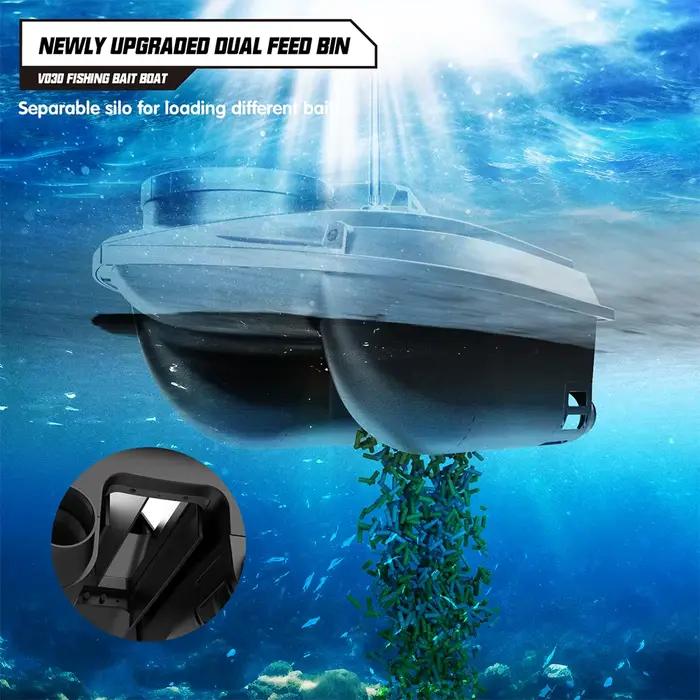 Bateau appât GPS LOKEEVAN V030 carpe 9 zones pêche 12V sondeur traîne leurre nid haute vitesse